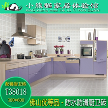 T38018 陶瓷 厨房卫生间瓷砖防滑地砖墙砖釉面砖不透水300*600