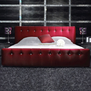 法式布床 布艺床 可拆洗 现代简约 卧室家具 婚床 1.8米床架 包邮