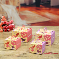 小清新蝴蝶浪漫手工纸盒喜糖盒创意婚礼婚庆手工皂包装手工饼干盒