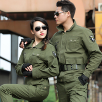 中国特种兵迷彩服作训服套装男 户外军绿野战军装套装 耐磨工作服