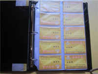 包邮名片册大容量400名200卡袋片夹高档收纳商务活页会员卡名片册
