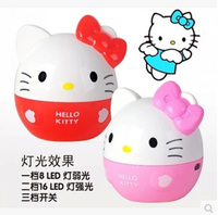Hello Kitty卡通LED台灯 迷你节能护眼充电台灯 可爱凯蒂猫小夜灯