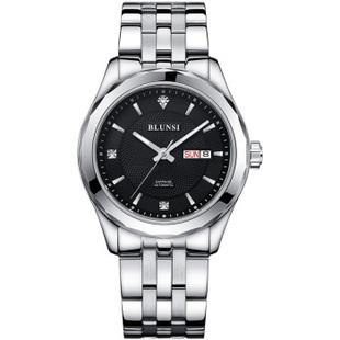 柏伦斯手表全自动机械男表防水机械表7085M精钢男表瑞士理念品牌