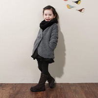 2016冬季新款女童外套韩版短款羊羔绒外套中大童加厚上衣
