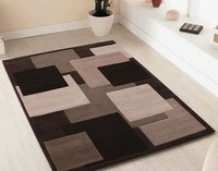 欧式简约长方形茶几地毯 家用客厅地毯  手工地毯 定制卧室地毯
