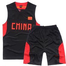 中国队篮球服 套装男夏季 训练比赛 国家队服定制 篮球衣男子背心