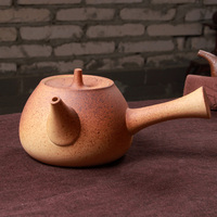 日式柴烧煮茶壶紫砂陶壶电陶炉专用烧水壶侧把陶瓷泡茶蒸包邮茶器