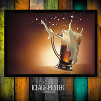 啤酒[dp1582]酒吧装饰画T客厅餐厅咖啡厅壁画简约现代办公