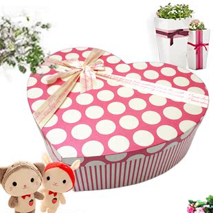 超大爱心礼品盒大号超大正心形礼物盒包装盒红色泡泡礼物盒 包邮