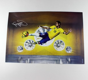 个性2014巴西世界杯足球明星 球星内马尔小贝梅西C罗海报壁纸墙贴