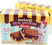 韩国进口食品 好丽友布朗尼香草味蛋糕80g