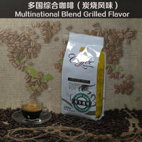 台湾四季工坊 多国综合咖啡炭烧咖啡豆粉454g 免费磨粉 特价新鲜