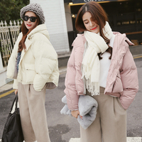 2016韩版新款棉衣冬季加厚保暖棉袄面包服学生短款宽松棉服外套女
