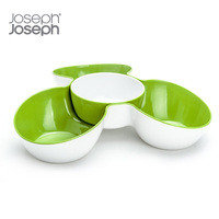 英国Joseph正品双层莲花坚果盘多功能碗碟干果盘客厅创意零食盘