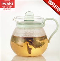 日本iwaki怡万家原装进口玻璃茶壶耐高温茶杯冰箱微波炉烤箱轻巧