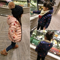 女童加厚外套2015冬装新款韩版女童保暖棉衣儿童棉服宝宝棉袄童装