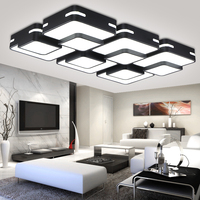 LED吸顶灯长方形客厅灯正方形温馨卧室灯现代简约餐厅灯遥控灯具