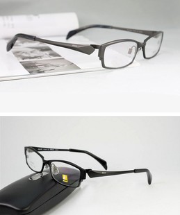 尼康超轻纯钛眼镜框 近视眼镜男款 近视眼镜架 半框配眼睛框9213