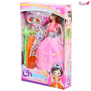 中国比娃娃超值礼盒装 娃娃公仔漂亮公主套装 过家家玩具芭比娃娃