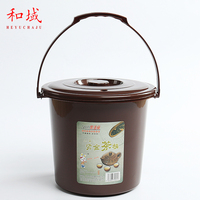 和域塑料茶桶排水桶茶叶桶垃圾桶茶渣桶倒茶桶茶水桶茶道桶特价