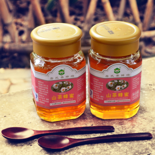 詹氏 瑶家自产天然山茶蜜500g 农家野生蜂蜜 2瓶组合装