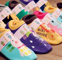 婴儿地板袜秋冬儿童袜子棉袜男童女童船袜宝宝袜短袜防滑夏季薄款