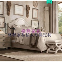 欧式床公主田园韩式15米美式法式18储物双人布艺婚床双人大床