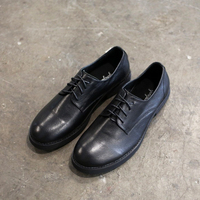 韩系先生iFashion设计简约德比低帮系带黑色英伦小皮鞋 男