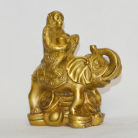 纯铜大象摆件吸水象招财象铜象招财旺事业工艺品铜象铜猴子摆件