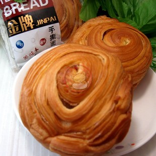 25个包邮京城福兴斋 金牌手撕面包紫薯奶黄原味可选早餐糕点45g