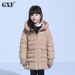 GXF2015新款羽绒棉服中长款保暖修身秋冬羽绒棉服童装外套