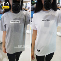 韩国正品 PANCOAT 代购 15新款大眼睛代购男女情侣圆领短袖T恤