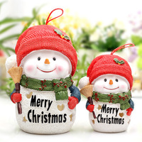 热卖 圣诞节摆件装饰品 小雪人存钱罐 儿童节日礼物 小朋友储蓄罐