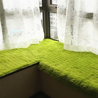 加绒保暖飘窗厚毛垫窗台垫子定做防滑阳台推拉门垫榻榻米垫