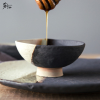 剑林创意日式粗陶瓷器餐具米饭碗面碗汤碗家用碗甜品碗汁碗小碗盘