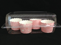 J312吸塑盒蛋糕盒水果盒面包盒饼干盒食品塑料盒100个特价促销