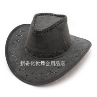 西部牛仔帽子 牛仔服装 礼帽 绅士帽 平顶帽 圆桶帽 爵士帽牛仔帽
