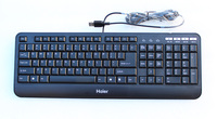 海尔原装正品键盘DOK-8061U超薄防水键盘USB接口带多媒体键。