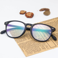 韩版时尚米钉平光镜 超轻复古眼镜框百搭眼镜 可配近视框架镜2370