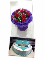 辽宁锦州太和区 黑山县蛋糕鲜花店同城配送生日蛋糕预定