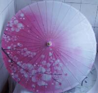 油纸伞 防雨防晒 古典 装饰道具 舞蹈婚庆 粉红樱花2 老伞