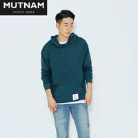预售 MUTNAM 2016冬季新品 韩国时尚搭配 连帽套头卫衣J1607001M