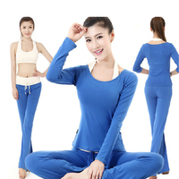 2015春夏新款瑜伽服套装女瑜珈瑜加健身服莫代尔三件套特价跳操服