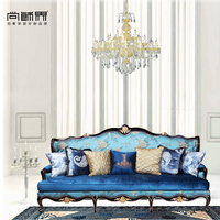欧式沙发别墅原创设计新款布艺沙发高档实木沙发客厅沙发家具定制