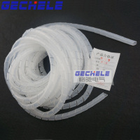 10mm 白色 缠绕管 束线管 包线管 绕线管 理线器 电线保护套 卷式