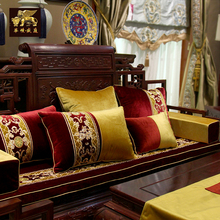 中国元素中式靠垫沙发靠枕定制古典沙发坐垫圈椅垫汽车靠垫加厚垫