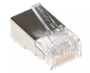 原装正品AMP安普屏蔽水晶头6-569530-3独立包装100个/袋 原厂验货