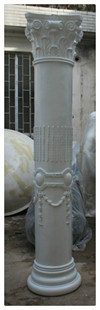 玻璃钢白色罗马柱树脂包柱镂空欧式雕塑外墙装饰摆件