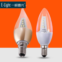 一极喜光 LED小螺口水晶灯光源 E14尖泡拉尾灯泡蜡烛灯节能环保灯