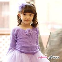 韩国进口儿童民族芭蕾舞蹈服装少儿跳舞练功服紫花朵长袖保暖外套